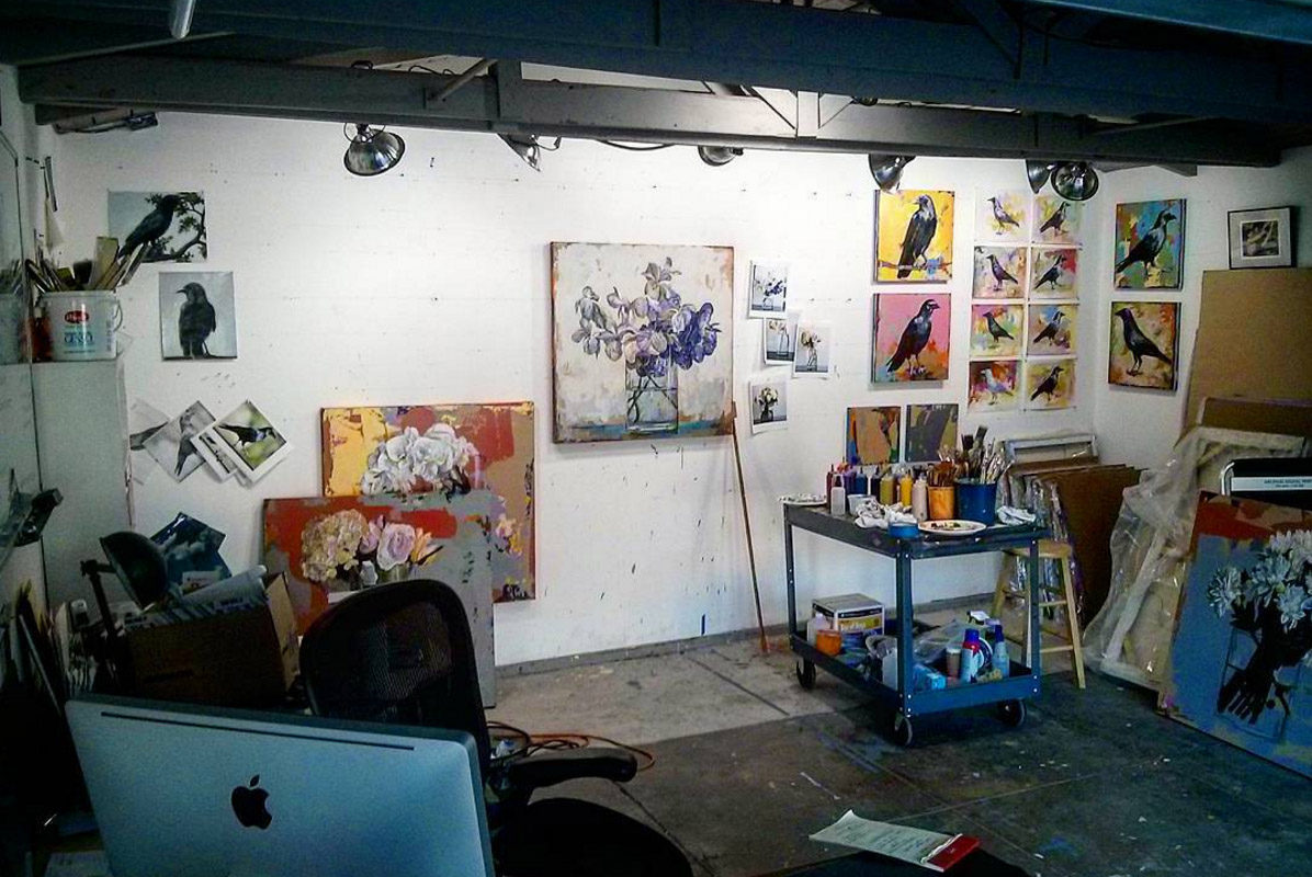 David Palmer's studio
